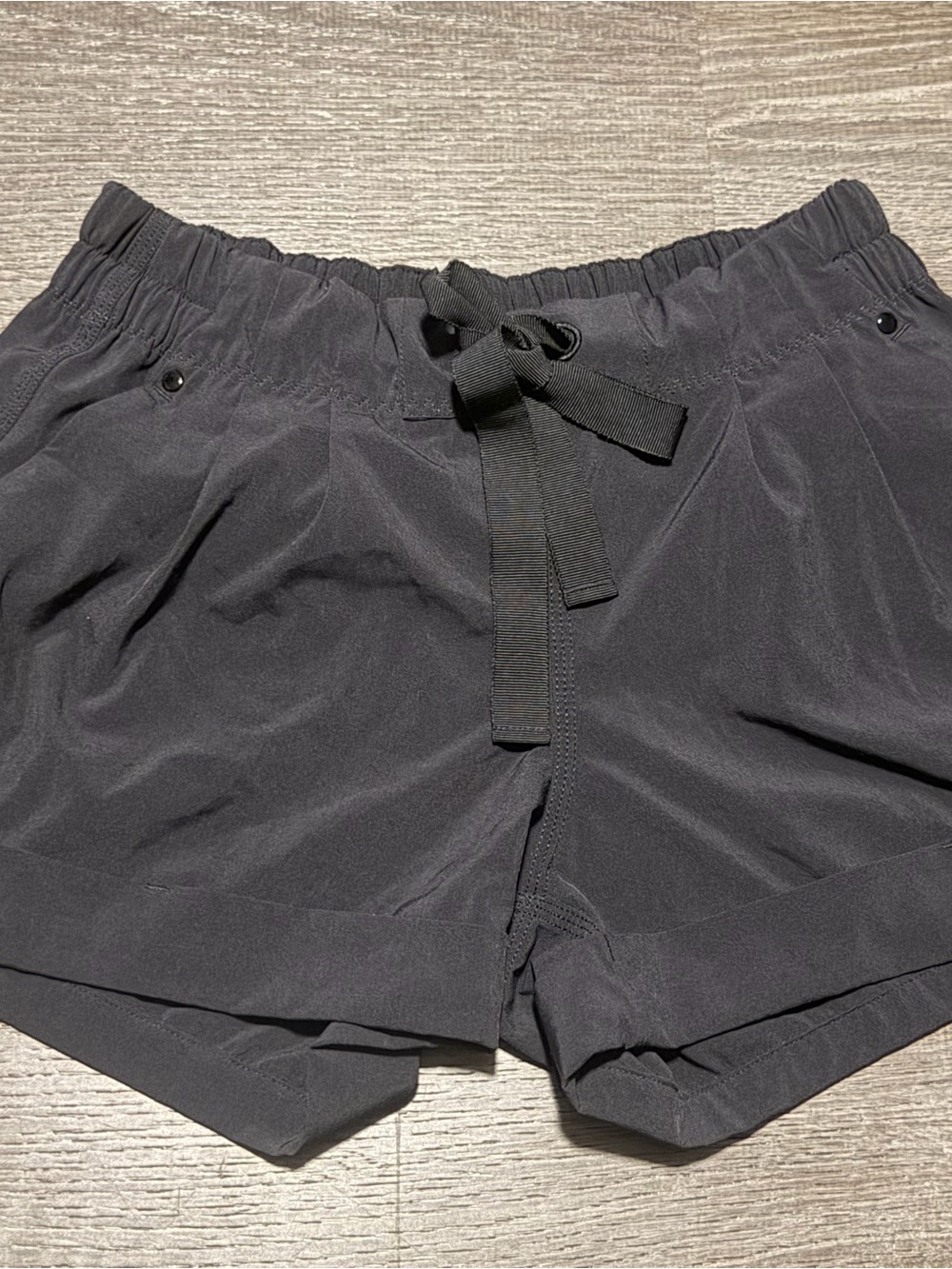lululemon athletica Black Elastic Waist Athletic Shorts